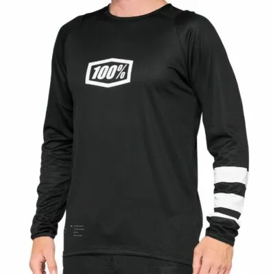 Tricou 100Percent R-Core Youth (SP21) negru/alb M