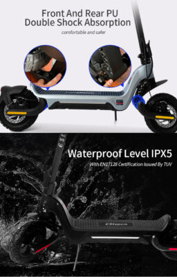 Trotineta electrica DRIVETRON S9plus15 negru electric scooter - imagine 5