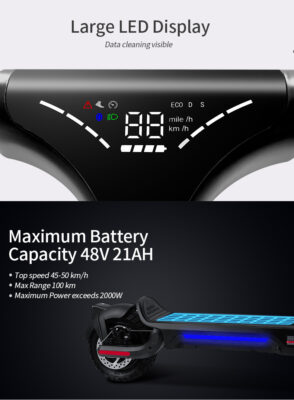 Trotineta electrica DRIVETRON S9plus15 negru electric scooter - imagine 6