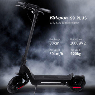 Trotineta electrica DRIVETRON S9plus15 negru electric scooter - imagine 9