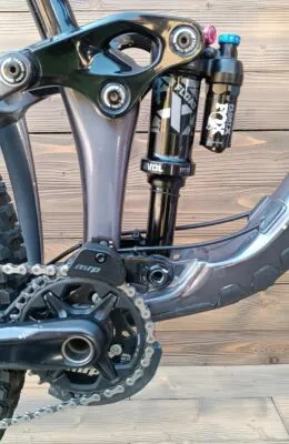 Bicicleta Second Hand Giant Reign gri negru Fox - marime L - imagine 8