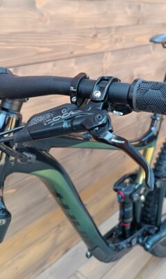 Bicicleta Second Hand Giant Reign verde negru Rock - marime L - imagine 11