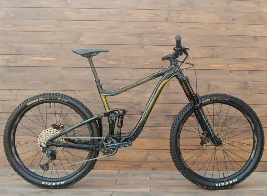 Bicicleta Second Hand Giant Reign verde negru Rock - marime L - imagine 2