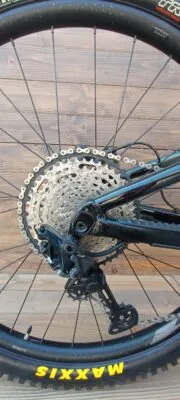 Bicicleta Second Hand Giant Trance X verde negru Fox - marime M - imagine 10