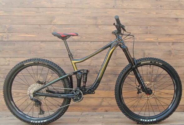 Bicicleta Second Hand Giant Reign verde negru Rock - marime M - imagine 2