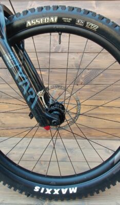 Bicicleta Second Hand Giant Reign verde negru Rock - marime M - imagine 4
