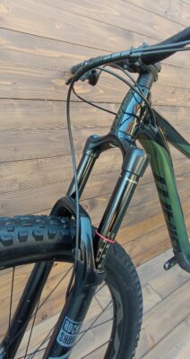 Bicicleta Second Hand Giant Reign verde negru Rock - marime M - imagine 6