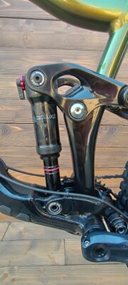 Bicicleta Second Hand Giant Reign verde negru Rock - marime M - imagine 7
