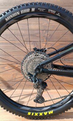 Bicicleta Second Hand Giant Reign verde negru Rock - marime L - imagine 9