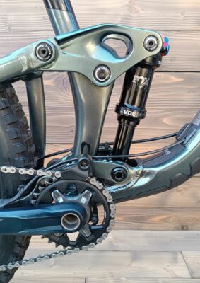 Bicicleta Second Hand Giant Trance X verde negru Fox - marime M - imagine 9