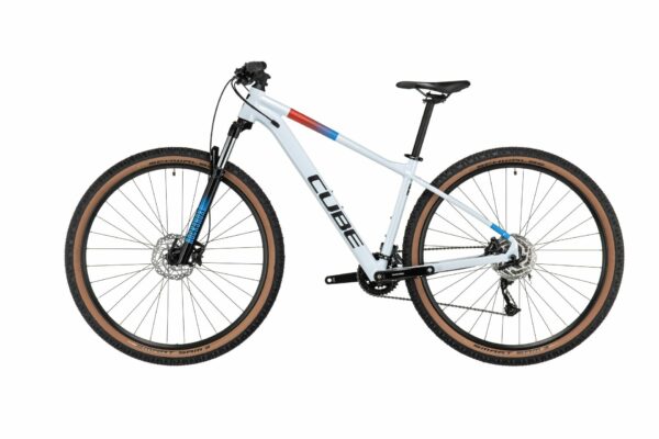 Bicicleta Cube Aim SLX  white blue red 18 29 XL - imagine 2