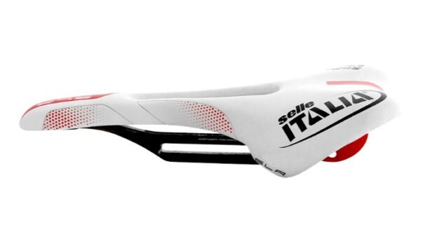 Sa Selle Italia SLR Frition Free Flow monolink alb-rosu 136gr - imagine 2