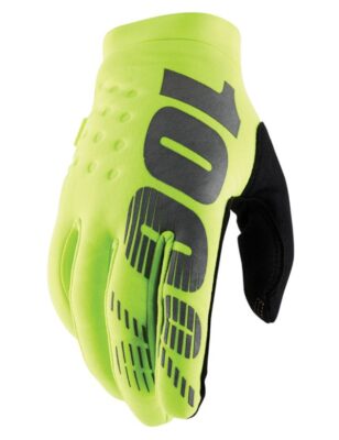 Manusi 100Percent Brisker Cold Weather L flou. yellow/black