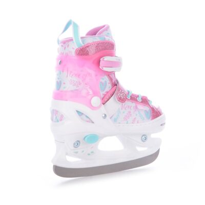 Patine Reglabile TEMPISH ICE SKY GIRL 30-33 pink alb - imagine 3