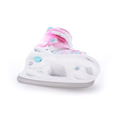 Patine Reglabile TEMPISH ICE SKY GIRL 30-33 pink alb - imagine 4