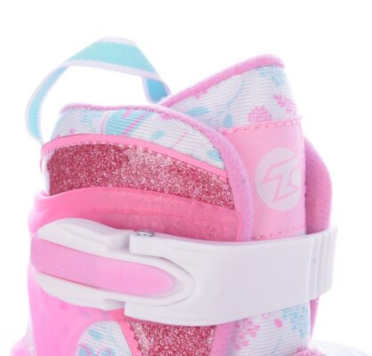 Patine Reglabile TEMPISH ICE SKY GIRL 34-37 pink alb - imagine 7