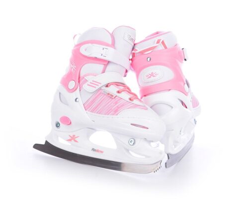 Patine Reglabile TEMPISH ORIN GIRL DUO pink alb 38-41 - imagine 11