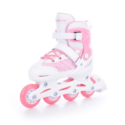 Patine Reglabile TEMPISH ORIN GIRL DUO pink alb 38-41 - imagine 5