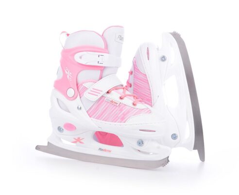 Patine Reglabile TEMPISH ORIN GIRL DUO pink alb 38-41 - imagine 10