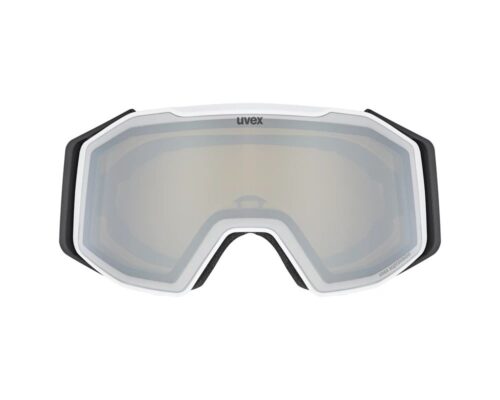 Ochelari schi UVEX Gravity FM white mat/silver-green - imagine 2
