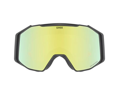 Ochelari schi UVEX Gravity FM black mat/yellow-orange - imagine 2