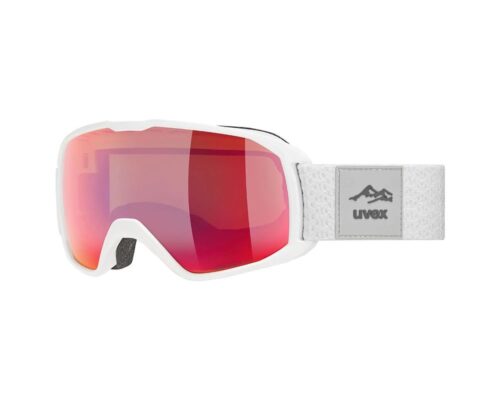 Ochelari schi Uvex Xcitd CV white mat/rose-green S2