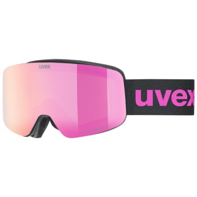 Ochelari schi Uvex Pwdr FM black matt dl/red-clear S2