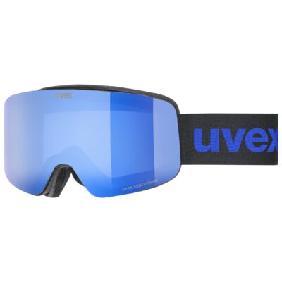 Ochelari schi Uvex Pwdr FM black matt dl/blue-clear S2
