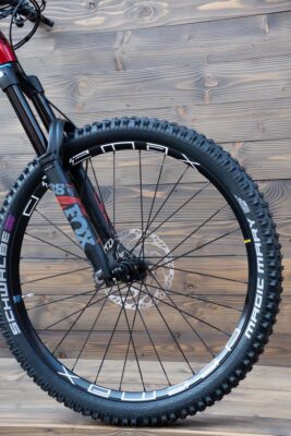 e-bike Haibike NDURO 7 i720Wh 12-G SLX 2023 L glossy grey red lime black - imagine 10