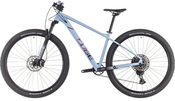 Bicicleta Cube Attention SLX pidgeonblue rubyred 17 29 M - imagine 2