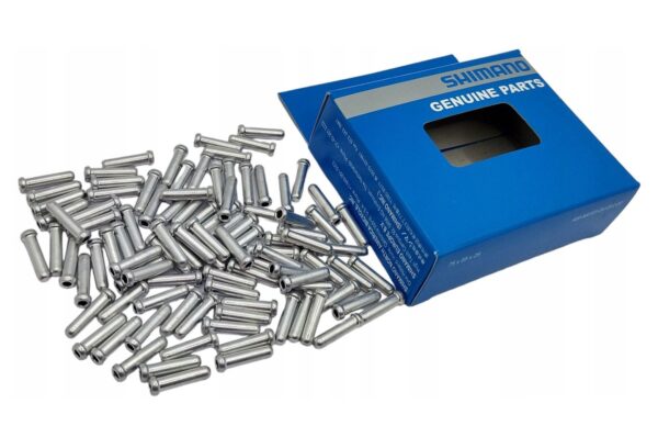 Capac cablu schimbator / frana Shimano 1.6mm 1 set (100 bucati) - imagine 2