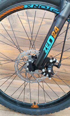 Bicicleta Capriolo 24 ZED cu cadru din aluminiu black blue orange 13 - imagine 11