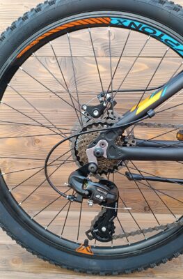 Bicicleta Capriolo 24 ZED cu cadru din aluminiu black blue orange 13 - imagine 6