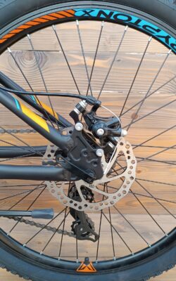 Bicicleta Capriolo 24 ZED cu cadru din aluminiu black blue orange 13 - imagine 10