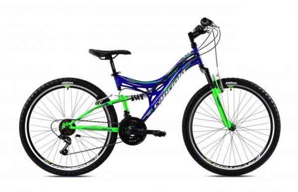 Bicicleta Capriolo MTB CTX260 26 glossy blue green 16