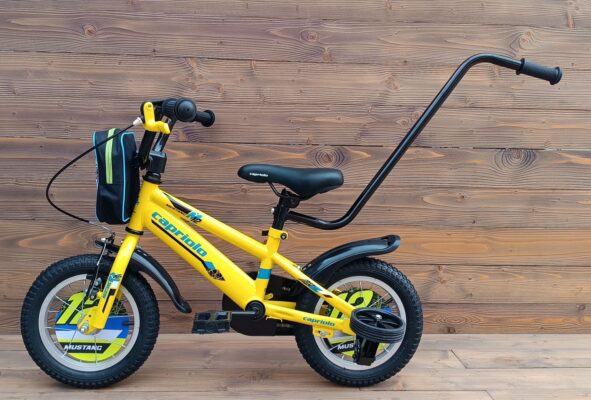 Bicicleta Capriolo Mustang yellow blue 12 - imagine 2