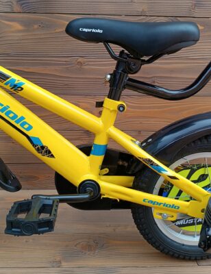 Bicicleta Capriolo Mustang yellow blue 12 - imagine 5