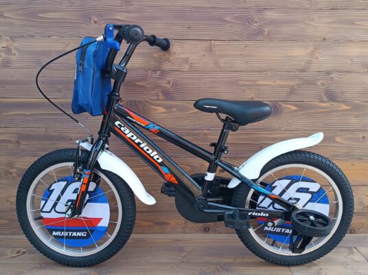 Bicicleta Capriolo Mustang black blue red 16 - imagine 2