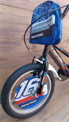 Bicicleta Capriolo Mustang black blue red 16 - imagine 3