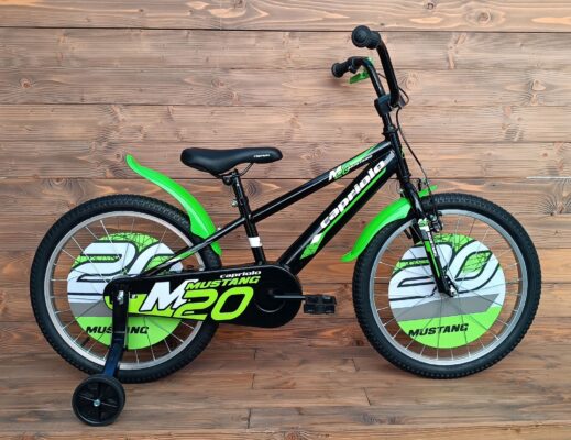 Bicicleta Capriolo Mustang black lime 20 - imagine 2