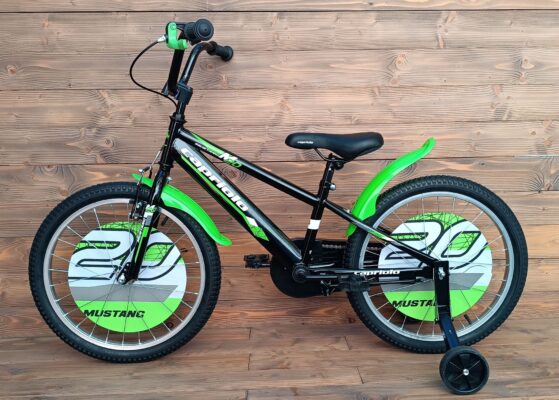 Bicicleta Capriolo Mustang black lime 20 - imagine 3