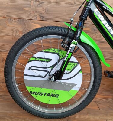Bicicleta Capriolo Mustang black lime 20 - imagine 6