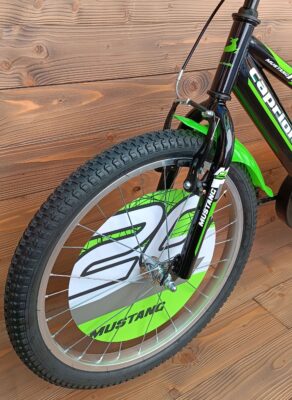 Bicicleta Capriolo Mustang black lime 20 - imagine 7