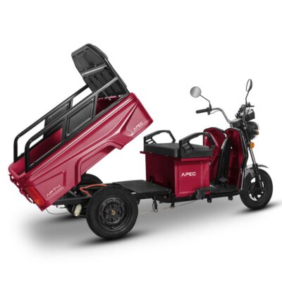Triciclu electric VOLTAROM model APT4 rosu 1000W fara permis 1 loc - imagine 2