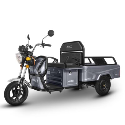 Triciclu electric VOLTAROM model APT4 gri 1000W fara permis 1 loc