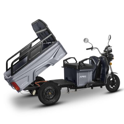 Triciclu electric VOLTAROM model APT4 gri 1000W fara permis 1 loc - imagine 2