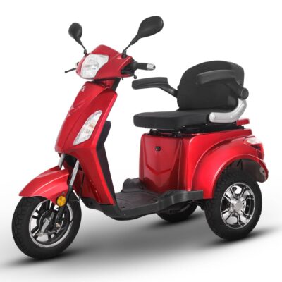 Triciclu electric VOLTAROM model VM4 rosu 1000 W fara permis 1 loc