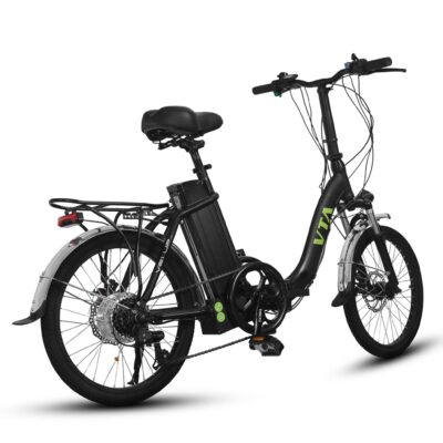 Bicicleta electrica pliabila VOLTAROM cu pedale VB1 250W 1 loc - imagine 2