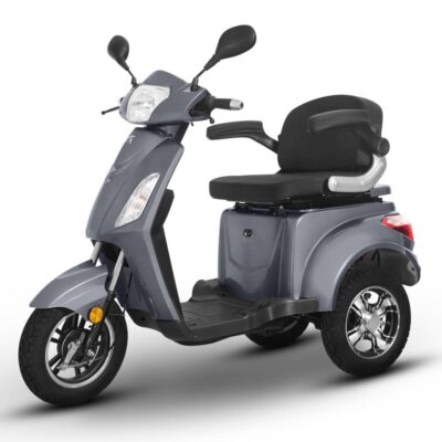 Triciclu electric VOLTAROM model VM4 gri 1000W fara permis 1 loc