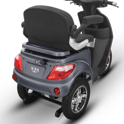 Triciclu electric VOLTAROM model VM4 gri 1000W fara permis 1 loc - imagine 3